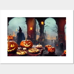 Pumpkins in the Woods Posters and Art